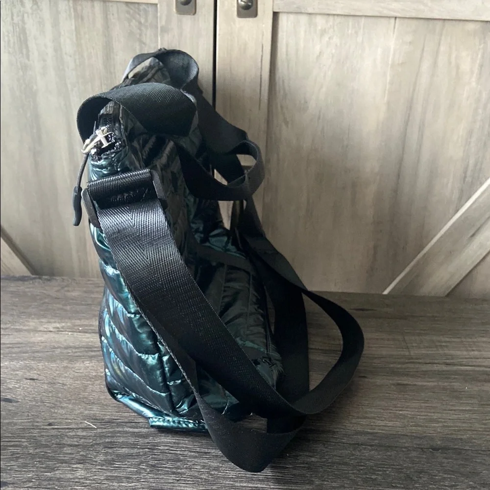Tahari Green Quilted Tote Bag - Picture 4 of 10